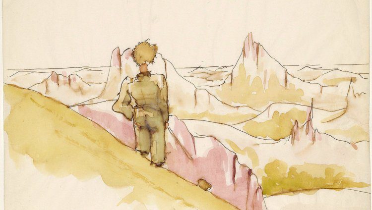 Un niño observa el horizonte desde una colina, símbolo de esperanza y cuidados